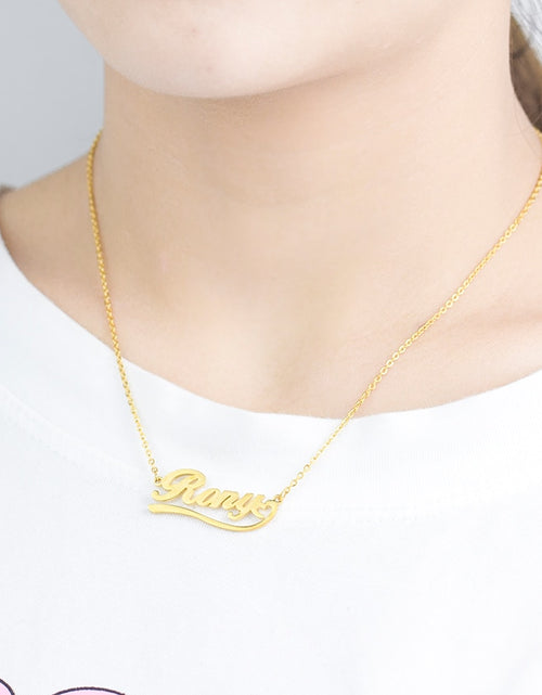 Load image into Gallery viewer, Handmade Custom Name Necklace Personalized
