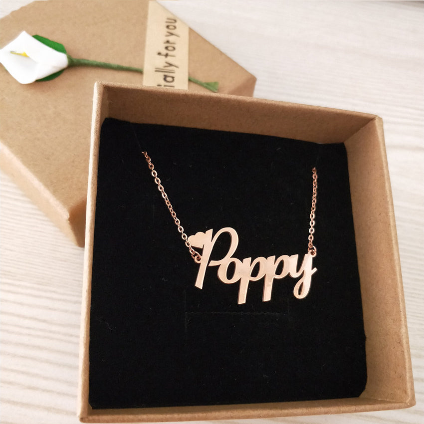 Handmade Custom Name Necklace Personalized